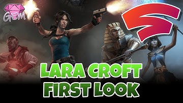 Lara Croft And The Temple Of Osiris First Look Gameplay  On Stadia | 4K 60FPS