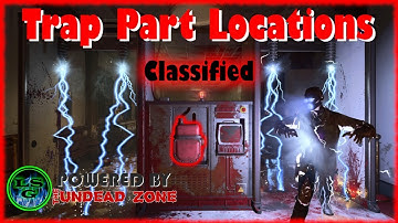 ALL Trap Part Locations "Classified" Call of Duty: Black Ops 4 Zombies