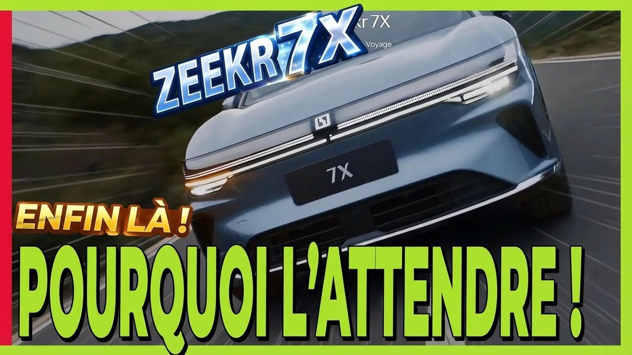 Pourquoi tout le monde attend la Zeekr 7X : le SUV électrique familial qui fait trembler Genesis !