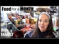 November Grocery Haul for our Large Family