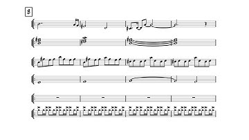 Chrono Trigger Main Theme ORIGINAL SHEET MUSIC