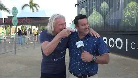 Cayman 27 KAABOO interview crashed by Sir Richard ...