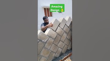 Amazing 👍 compound wall design 👍 #shorts #trending #viralvideo #design #amazing #compound