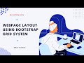 Webpage Layout using Bootstrap Grid System ||Web Development|| Edu-TechHelp