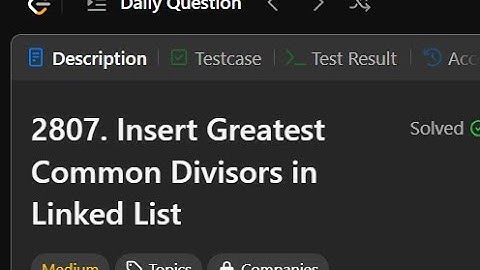 2807. Insert Greatest Common Divisors in Linked List || Java || LogicBytesbyAK || LeetCode Solutions