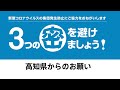 令和2年5月6日までのお願い(新型コロナウィルス感染症対策)