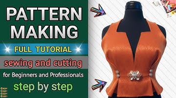 3-Step Bodice & Collar Tutorial: Pattern Making + Cut & Sew + Mannequin Fit