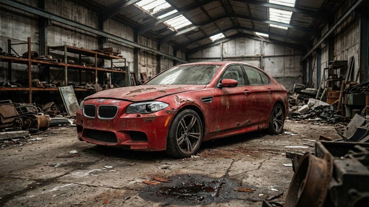 ASMR Car Restoration | Full Restoration of 2012 BMW M5 from Abandoned State to Like New (Silent)