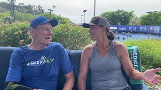 Rick Barry interviews Stacy Zelenski about her Pickleball experience and cannabinoids