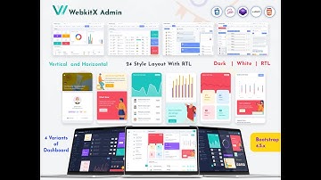 Best Dark Version LTR Dashboard Design Of WebkitX UI Framework