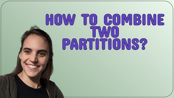 Unix: How to combine two partitions?