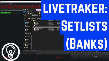 Creating Your First Setlist / Bank in LiveTraker