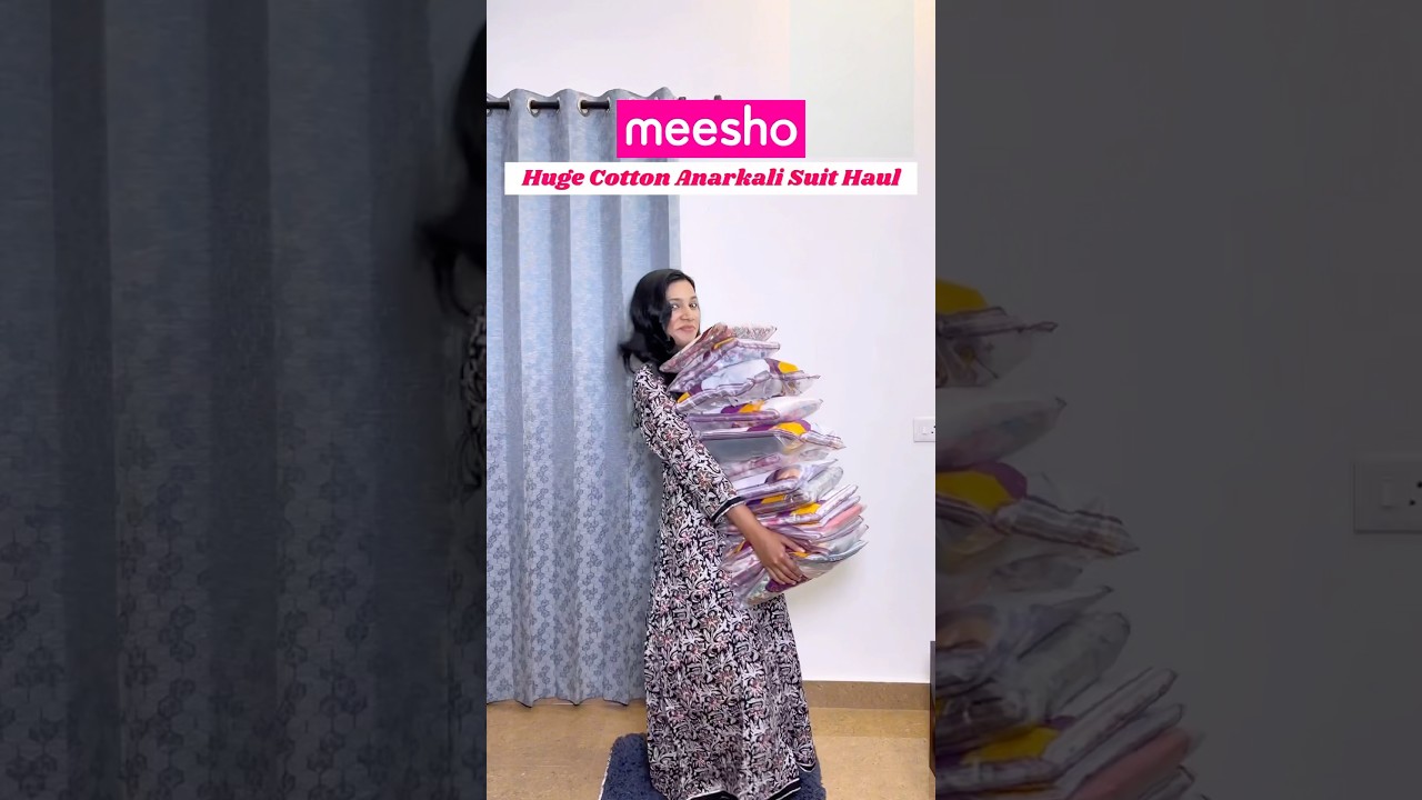 Meesho Anarkali suit haul 😍 Anarkali Dress haul 