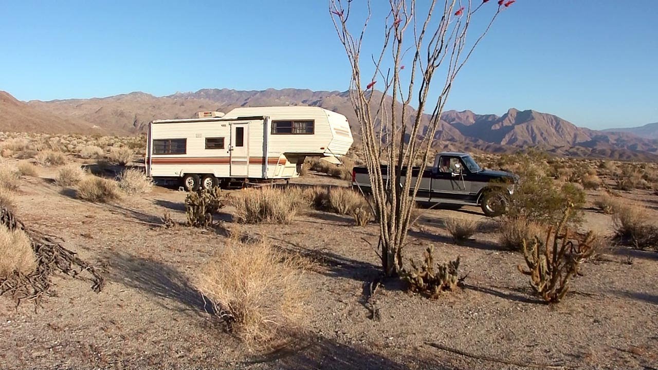 Wind & Dust Storm while RV Camping Borrego Springs, California YouTube
