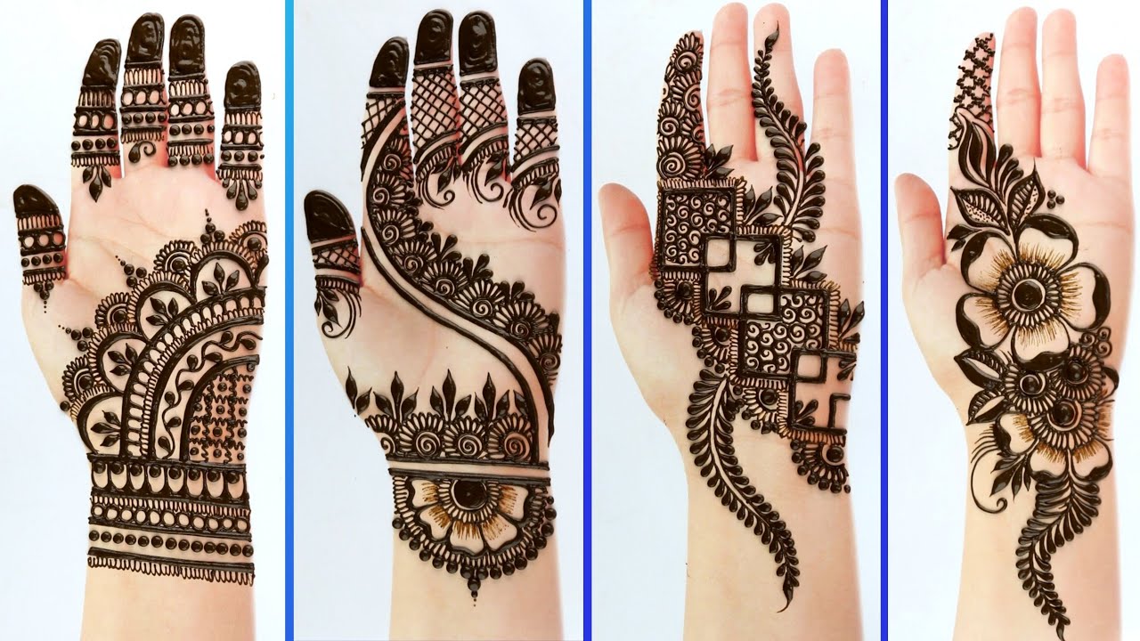 latest Mehendi design front hand Simple Henna designs 2022 - Easy ...