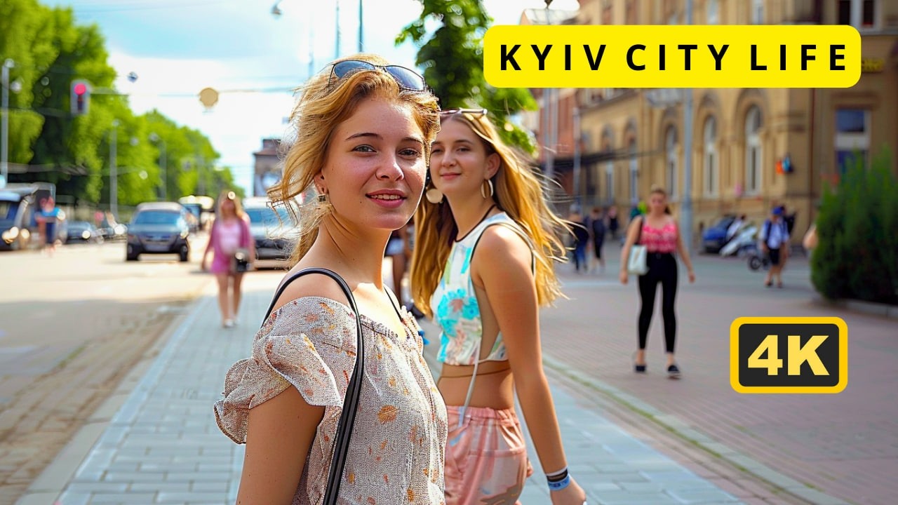 🔥 Awe-Inspiring Kyiv Life 2024. Luxury Ukraine today. City tour 4K HDR 🔥🇺🇦