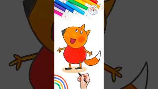 Peppa Freddy Fox Drawing How To Draw Freddy Fox
