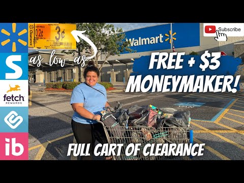 WALMART IBOTTA DEALS + CLEARANCE HAUL || ALL FREE $3 MONEYMAKER IBOTTS HAUL AND 90% CLEARANCE FINDS!