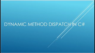 Dynamic Method Dispatch screenshot 3
