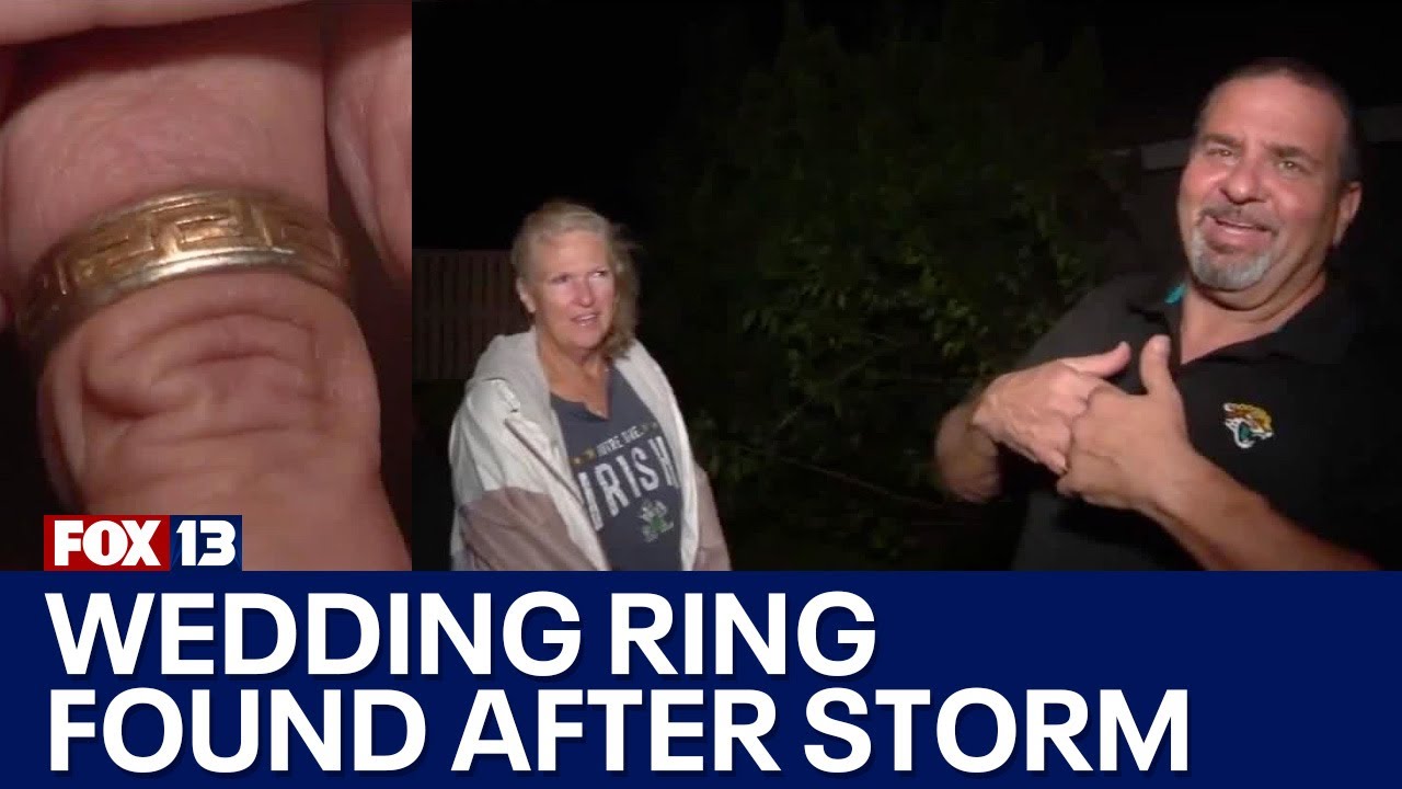 Florida couple finds lost wedding ring after Hurricane Milton YouTube