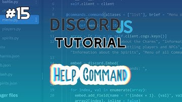 Discord.js Bot Tutorial #15 | Help Command