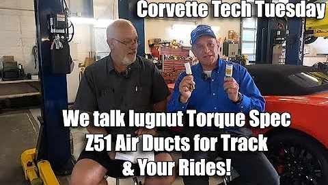 C8 Z51 BRAKE DUCT REMINDER & MORE CORVETTE TECH TUESDAY