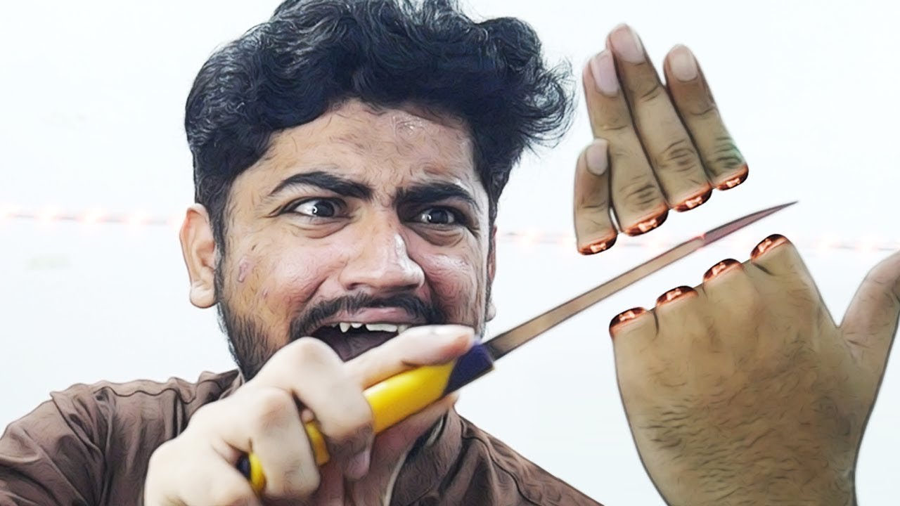 Fingers Cutting Dangerous Magic Trick Revealed revealingworld5m YouTube