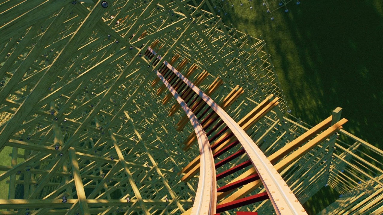 Wooden Coaster Onride Planet Coaster 2 (made by JacobD) [POV]