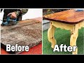 Free Rotten Board to Luxury Tea Table – You Won't Believe the Transformation!