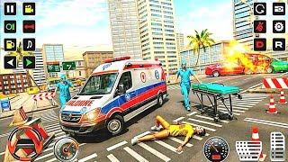 Mobil-mobilan Ambulans Ngebut bawa Banyak Pasien yang Terluka- US Emergency Ambulance Games 3d 2026 screenshot 5