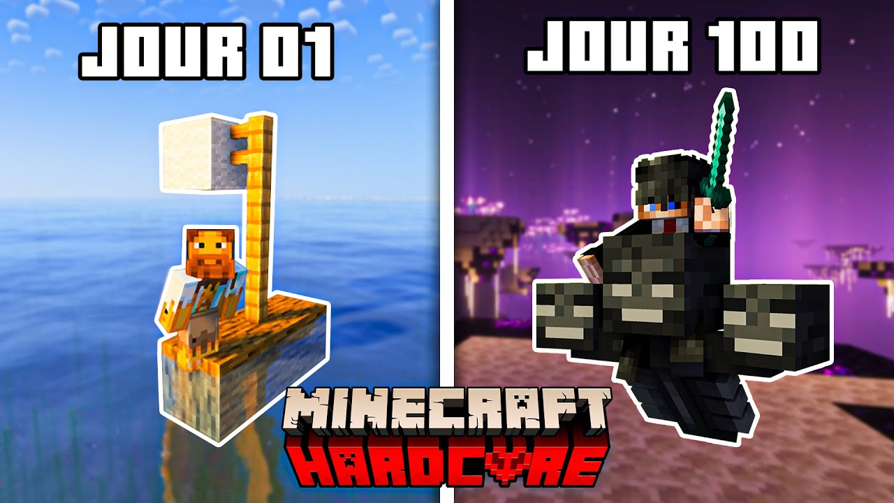 J'ai Terminé Minecraft sur une Ile DESERTE en mode Hardcore