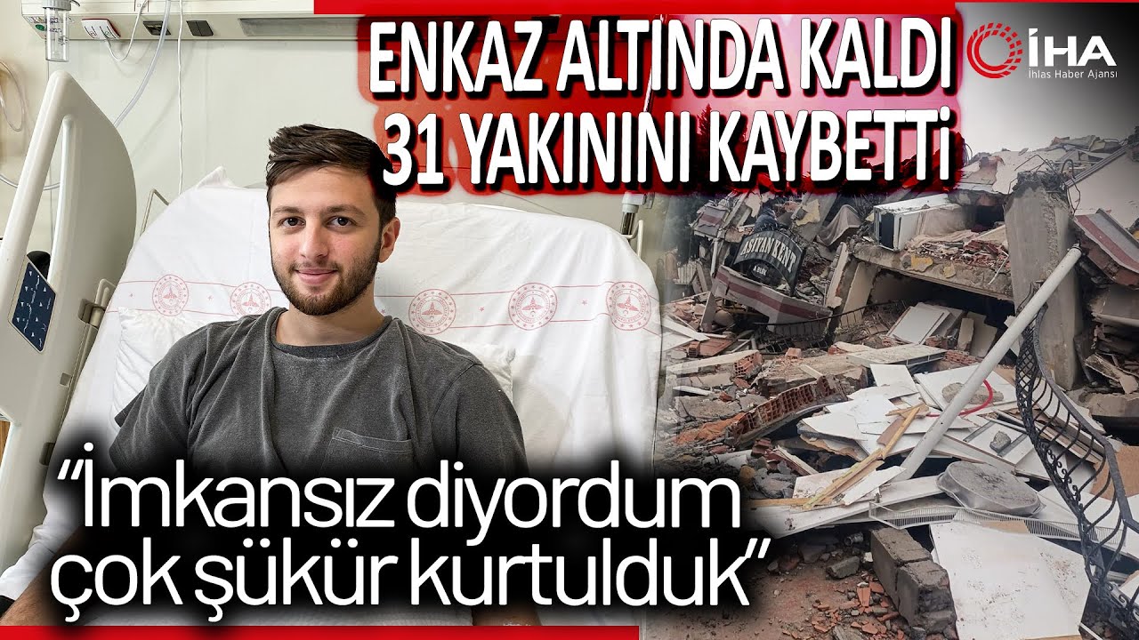 Depremde 31 Yakınını Kaybeden Üniversite Öğrencisi Yaşama Tutunmaya Çalışıyor