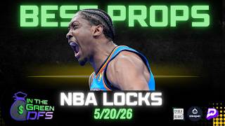 BEST NBA PROPS TODAY | BEST 5 BETS | WEDNESDAY 5/20/26 | BONUS MLB BET 🔥