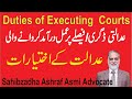 Duties of Executing Court For Execution of Decree under Civil Procedure Administration System