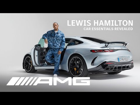 El siete veces campeón de Fórmula 1 Lewis Hamilton, presento el nuevo Mercedes-AMG GT antes irse a Ferrari visto en CIBERNINJAS