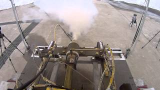 1500N thrust rocket engine static test 2015/