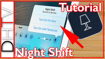 Sleep Better - Night Shift Tutorial - iPhone, iPad, iPod Touch iOS 9.3 (f.lux)?