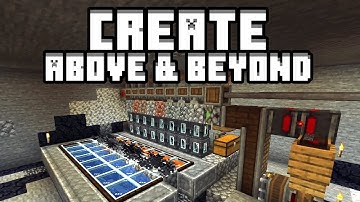 Create Above & Beyond #12 - Lossless Cobblestone Generator x8 (Automated Andesite)
