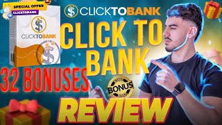 Click To Bank Review - ✅ 32 Bonuses ✅ Get DONE-FOR-YOU Websites, Sales Funnels & Landing Pages