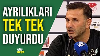 Okan Buruk Kaosa İhtiyacımız Yok İhtiyacımız Olan Şey...