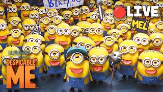 🔴 LIVE 🍌 Non-Stop DESPICABLE MOMENTS ⭐️ Best Moments from Despicable Me 1-4 😂 Adventure & Play