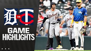Tigers Vs. Twins Game Highlights 81525 Mlb Highlights