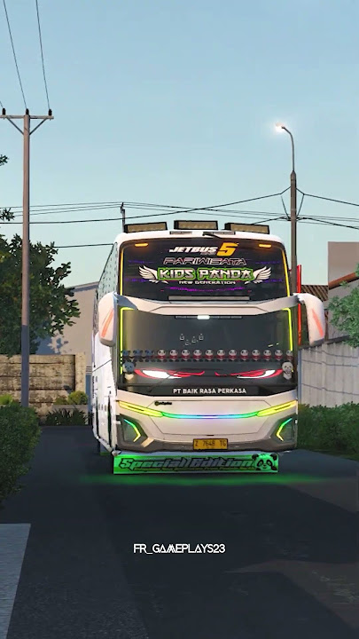 Kids panda di gang sempit, suaranya kayak konser! #telolet #basuri #ets2indonesia #frgameplays
