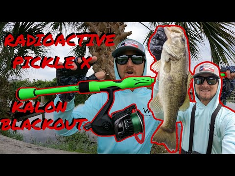 Breaking in My NEW 13 Fishing Spinning Setup! (Radioactive Pickle