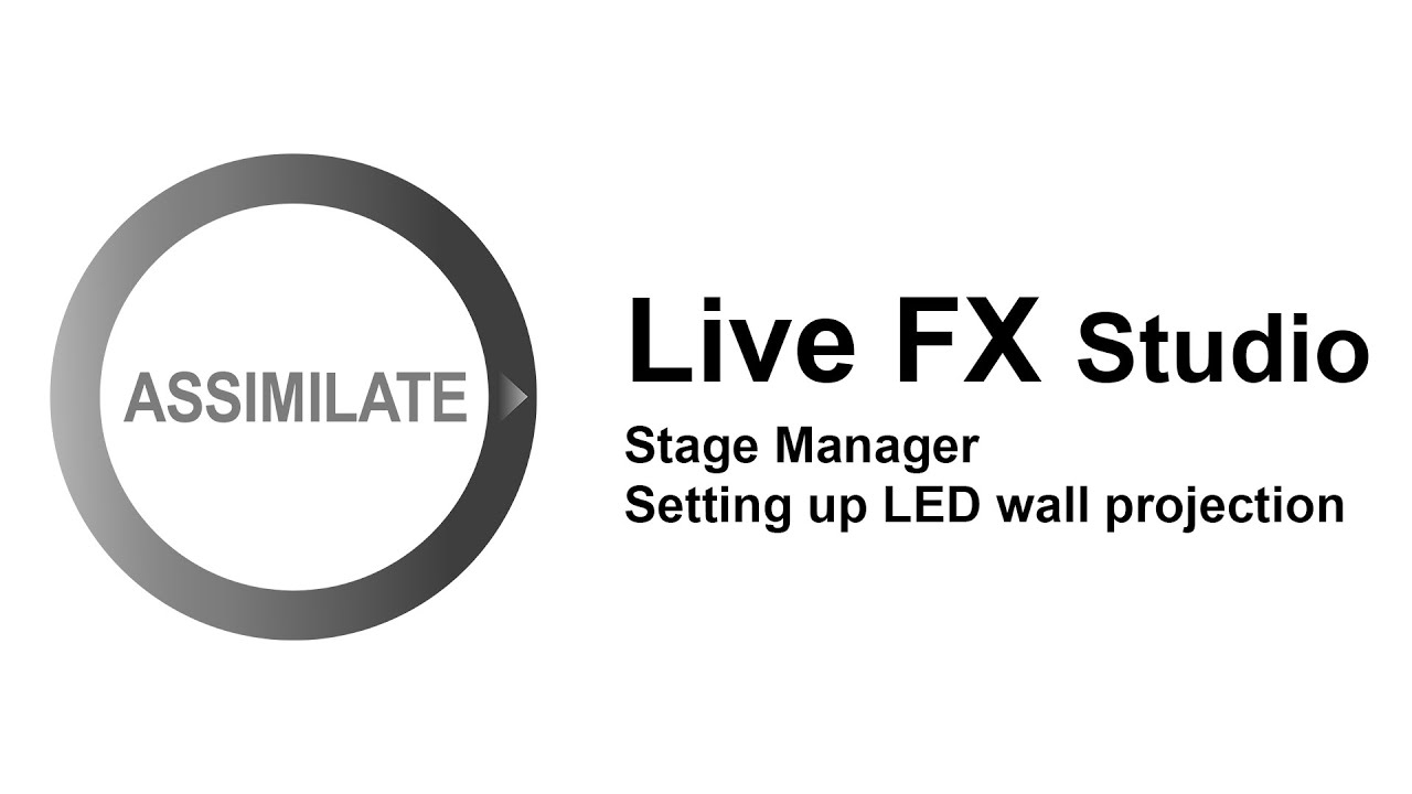 Assimilate Live FX Studio Virtual Production Stage Manager