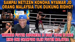 FIGTER INDONESIA YANG ANGKUH DI BUAT TIDUR DI ATAS RING OLEH FIGTER DR MALAYSIA⁉️dunia melihatnya 