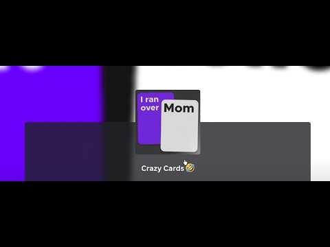 A game of Crazy Cards on Roblox