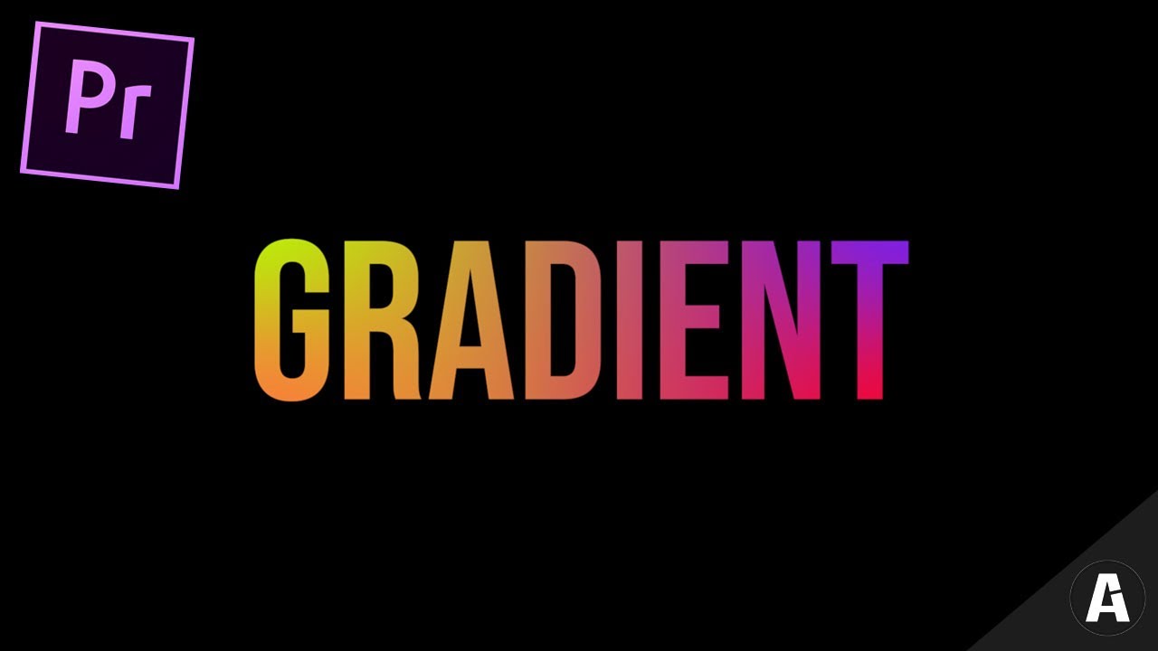 วิธีทำตัวหนังสือไล่สี 4 Color Gradient Premiere Pro Tutorial EP.37