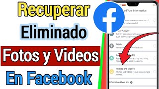 Cómo recuperar fotos y videos de facebook | Como recuperar videos de facebook √ Recuperar foto de Fb screenshot 1