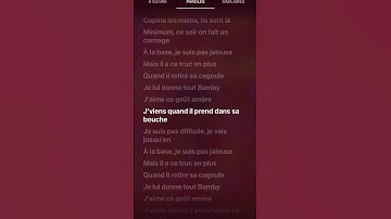 Thumbnail of Pas Jalouse [ lyrics ] #pasjalouse #kerchak #bamby #music #lyrics #shorts